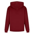 thumbnail image 5 of Chiccall Men's Full Zip Hoodies Fleece Lined Drawstring Hooded Sweatshirts Casual Loose Turtleneck Coat with Pocket, 5 of 7