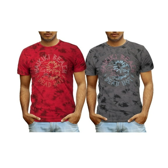 2-PACK Beautiful Giant Trendy Men's Fitted Crew Neck Short Sleeved T-shirt