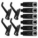 thumbnail image 1 of 10 ganchos de pared resistentes para herramientas de garaje, accesorios de tablero perforado para organizar palas, rastrillos, escaleras y sillas plegables., 1 of 5