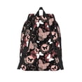 thumbnail image 2 of Lsque Butterflies1 Pattern Canvas Daypack, Durable Backpack, High-quality Versatile Backpack,Vintage Compact Backpack-Medium, 2 of 6