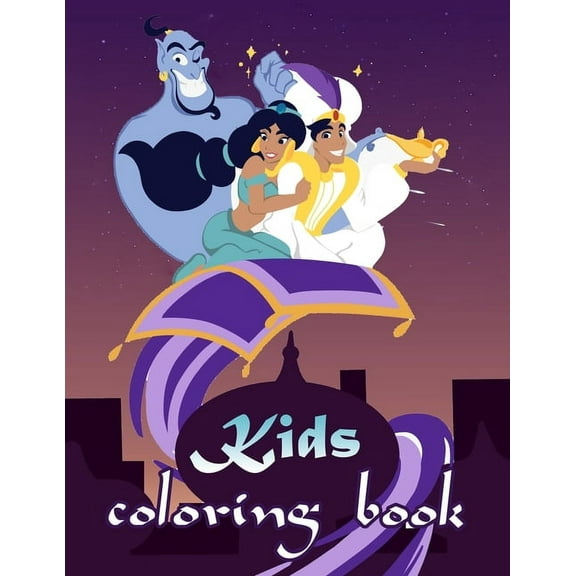 Kids Coloring Book: Fun Activity Book with Your Favourite Childhood Characters, Kids Coloring Books