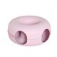 thumbnail image 1 of Cama túnel 2 en 1 para gatos con orificio para orinar, cómoda, lavable e interactiva. Rosa, 1 of 8