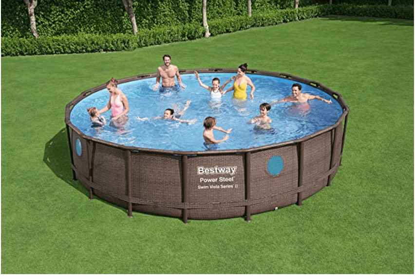 brown Round pool and