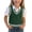 Green, variant on Girls Sweater Vest Textured Cable Knit V Neck Ribbed Stripe Sweaters for Kids Red Size 3T