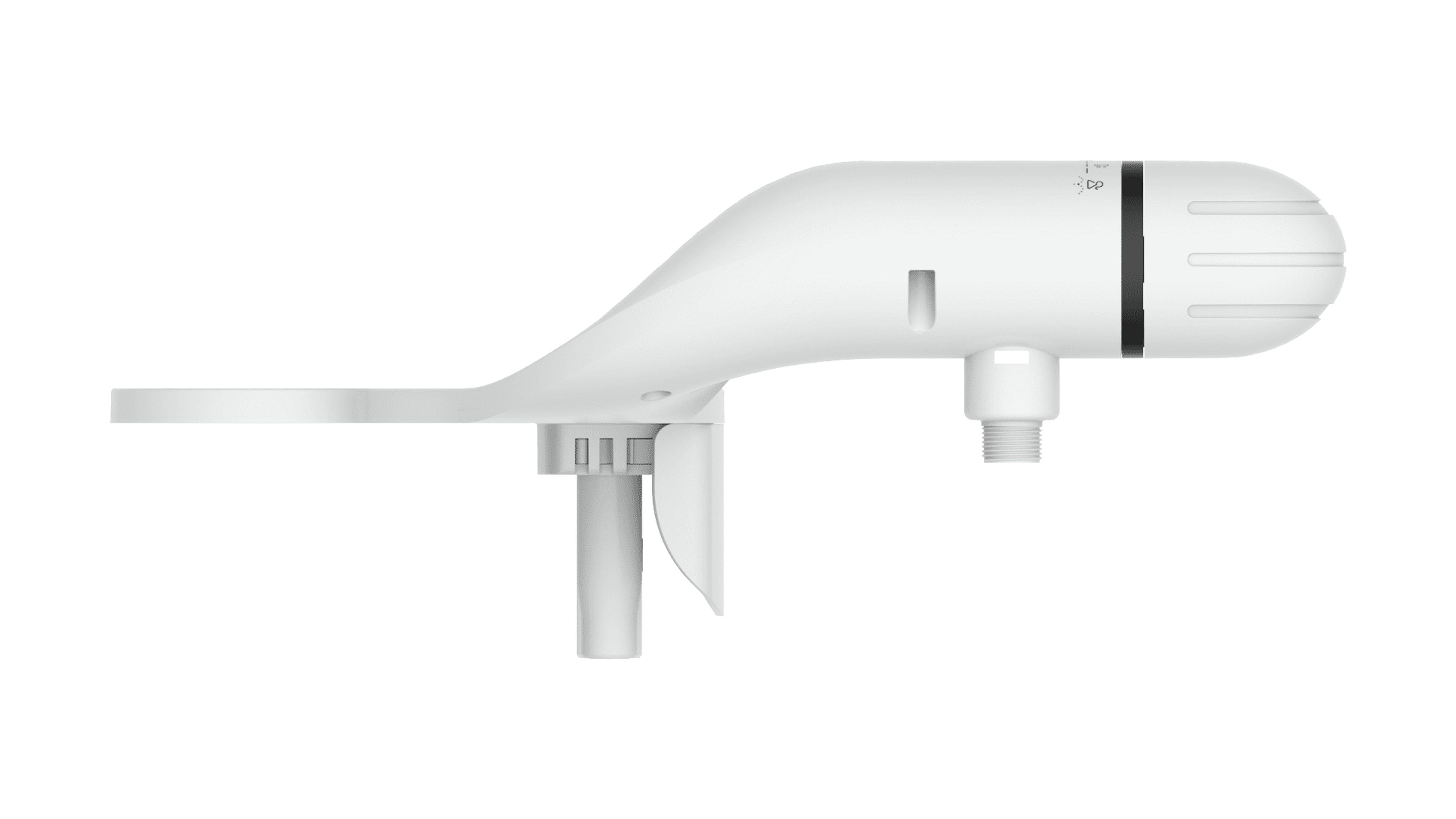 Mainstays Dual Nozzles Bidet Attachment with Self Cleaning Daisy White