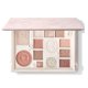 thumbnail image 1 of Ezyuanchly Lace Paleta de sombras de ojos de 12 colores, tonos nude brillantes y mate mezclables, maquillaje todo en uno, resaltador con rubor rosa, 1 of 5