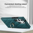 thumbnail image 5 of For Samsung Galaxy S23 Ultra/S23+/S23 Case Cover, Shockproof Luxury Leather Soft Silm Stand Cover With Ring, 5 of 5
