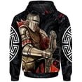 thumbnail image 3 of Sudadera con capucha holgada para hombre, sudadera con capucha para hombre, sudadera con capucha con estampado de bandido de caballo súper genial, sudaderas con capucha, ropa de calle Harajuku, 3 of 5