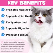 Oimmal Collagen Drops for Cats - 2 fl oz | Salmon Flavor - Support for Cats Joints, Skin, Digestive & Immune System, Liquid Collagen Supplement for Cat
