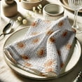 thumbnail image 3 of Vargottam Premium Cotton Muslin Napkins - Set of 12, 20-Inch Beige Dots Design, Soft and Absorbent Cloth Napkins for Dining, Decor, Weddings, and Special Occasions - Machine Washable, Table Linens, 3 of 7