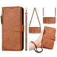 thumbnail image 2 of Funda para iPhone XR Cartera de Mano con Cremallera y Correa Cruzada Desmontable, 2 of 5