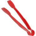 thumbnail image 1 of TrueCraftware - 12" Flat Grip Serving Tongs, Polycarbonate, Red Color, NSF listed, 1 of 3