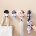 thumbnail image 3 of CNKOO 2pcs Wall Mount Hook Mop Storage Rack Viscose Strong Hook, 3 of 5