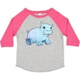 thumbnail image 3 of Inktastic Cute Baby Hippo Boys or Girls Toddler T-Shirt, 3 of 5