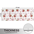 thumbnail image 5 of Kitchen Rugs Sets Of 2,White Cow Strawberry Cow Pattern Anti Fatigue Kitchen Mat Rugs Non Slip Washable,Decorative Kitchen Floor Mats for Kitchen,Sink,Laundry,17"X47", 5 of 5