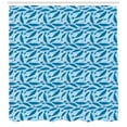 thumbnail image 3 of Ambesonne Whale Shower Curtain, Big Blue Aquatic Animals, 69"Wx70"L, Pale Blue Violet Blue, 3 of 3
