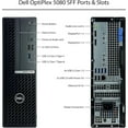 thumbnail image 2 of Dell OptiPlex 5080 SFF Desktop Computer | Intel Quad-Core i3-10100 (3.6 GHz)| 32GB RAM | 1TB SSD | Windows 11 | Home or Office PC, 2 of 5