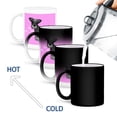 thumbnail image 4 of 3dRose, Cute Miniature Schnauzer Banded Coat (Salt and Pepper) - Cartoon Dog - Pink with Pawprints, 11oz Magic Transforming Mug, 4 of 8
