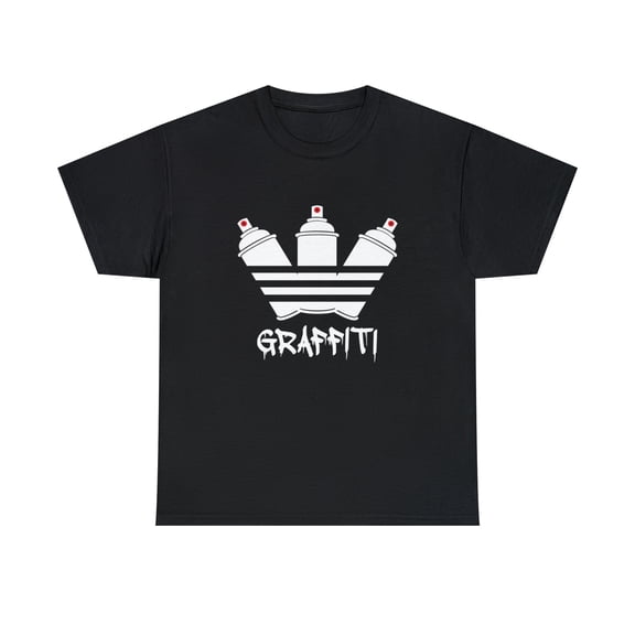 Graffiti Spray Cans Red Nozzle Tshirt