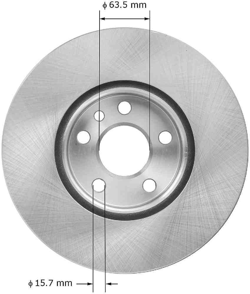 Bendix PRT6015 Premium Brake Rotor