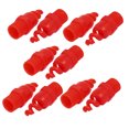 thumbnail image 1 of Unique Bargains 1/2BSP Male Thread PP Spiral Cone Atomized Nozzle Industrial Spray Red 10pcs, 1 of 1