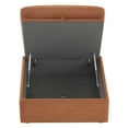 thumbnail image 6 of CHITA ottoman with storage for Living Room, Fabric Foot Rest Stool Seat, Terracotta, 6 of 9