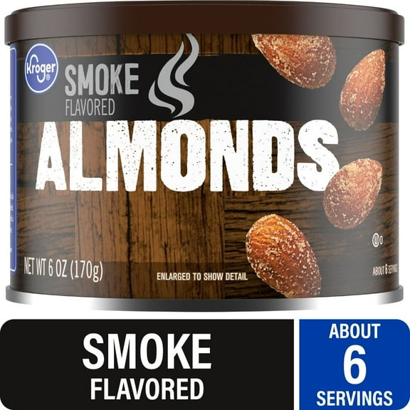KR Smoke Almonds 6 oz - Pack of 1