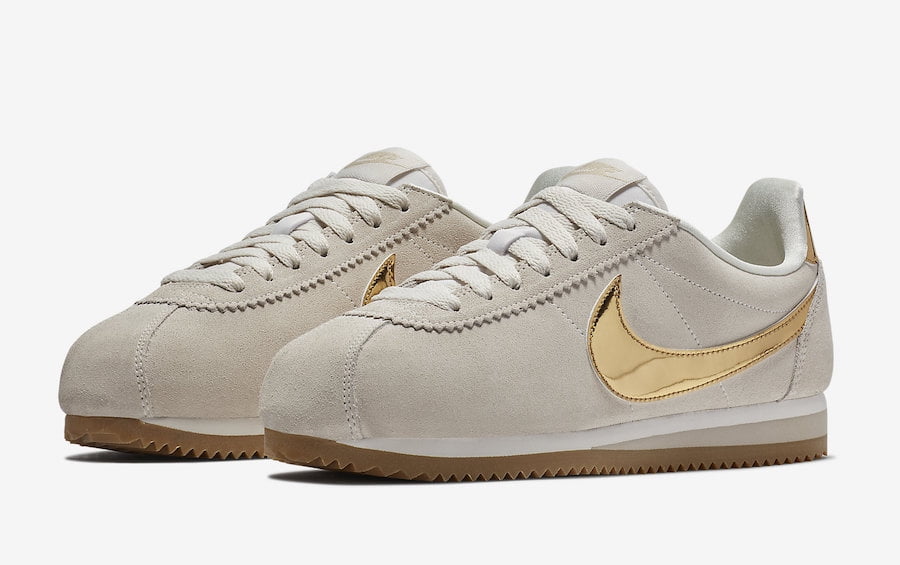 nike cortez se gold
