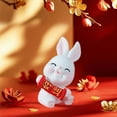 thumbnail image 4 of Mantel Decor Bunny Figurines Easter Crafts for Adults, Dining Room Centerpieces for Tables, Easter Gifts Home Decor, Easter Table Decoration Cool Ornaments(1PC), 4 of 6