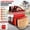 Red, variant on Large Insulated Pizza Delivery Backpack Bag Fits 14'' 16'' Pizzas Expandable Cooler for Food Delivery with Reflective Strip and Cup Holders