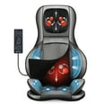 thumbnail image 1 of Comfier Shiatsu Neck Back Massager, 2D/3D Kneading Massage Chair Pad, Heating Compression Seat Cushion Massagers, Ideal Gifts - Black, 1 of 7