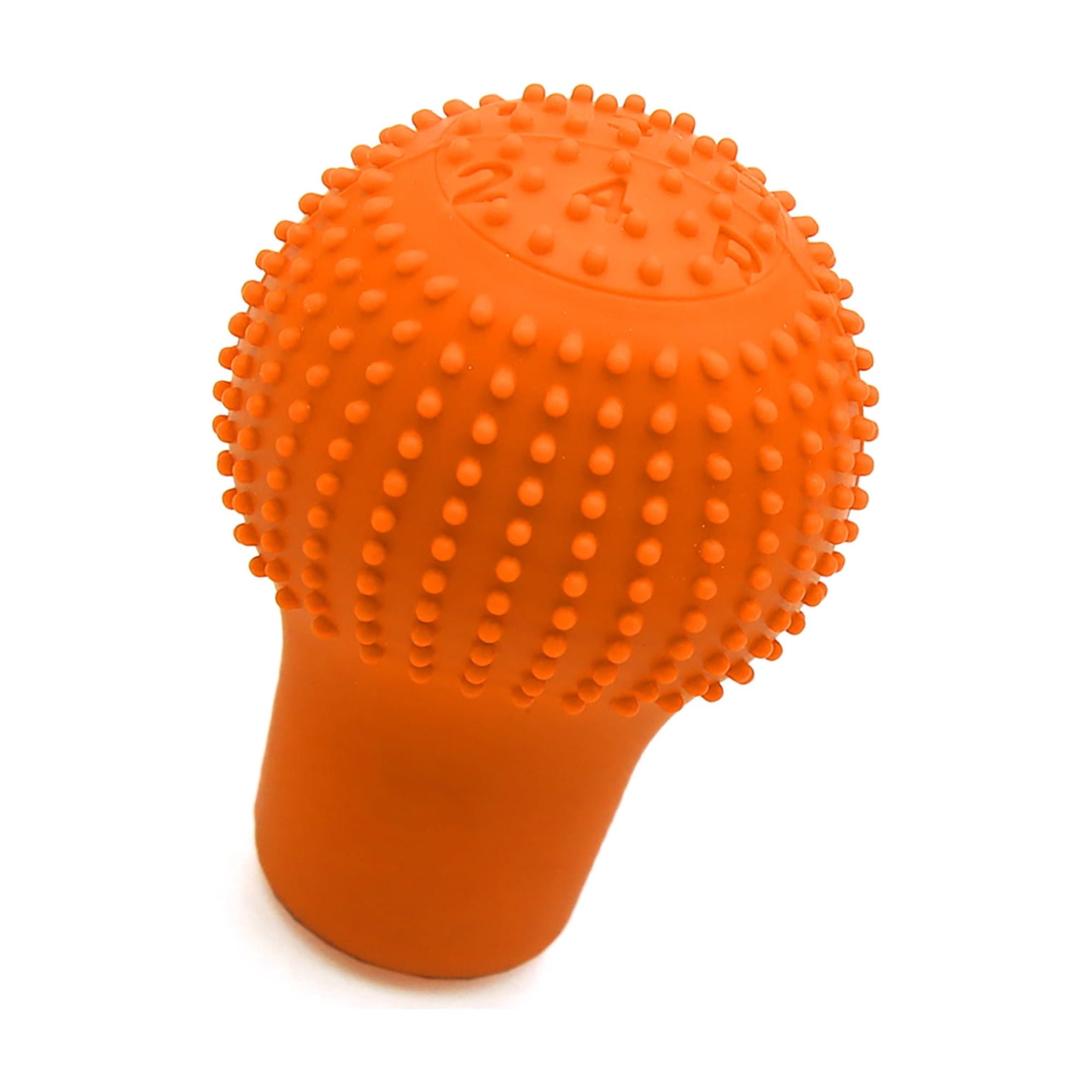 Unique Bargains Silicone Nonslip Car Manual Gear Shift Lever Knob Protective Cover Orange