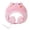 A002- Pink, variant on Bath Visor Adjustable Waterproof Visor for Student | Shower Water Guard Washing for Washing | Pink Pig Shape Bath Cap 12X11 in