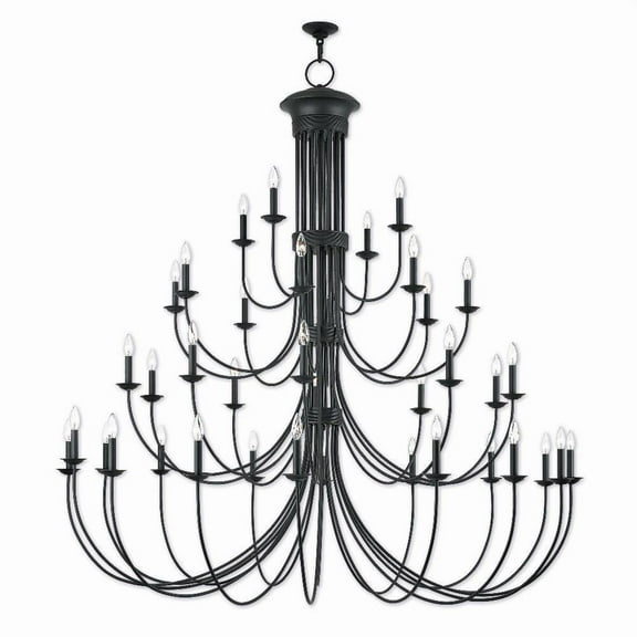 Farmhouse Thirty Eight Light Chandelier-Bronze Finish Bailey Street Home 218-Bel-2513248
