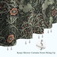 thumbnail image 6 of Green Pioneer Flower Pattern Shower Curtain 72"x84" ,Bathroom Decorative Shower Curtains Set with 12 Hooks,Modern Waterproof Washable Shower Curtain, 6 of 6