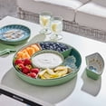 thumbnail image 1 of Better Homes & Gardens Bamboo Melamine Chip Dip 15 Inch 7Pc, 1 of 15