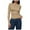 Beige, variant on Women's Long Sleeve Crew Neck Shirts Fall Basic Casual Ruched Side Slim Fit T Shirts Tee Tops (Light Pink, S)