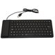 thumbnail image 1 of Teclado suave de 85 teclas, teclado plegable de silicona, teclado enrollable resistente al agua con cable USB para PC, Notebook y portátil Adepaton 2033469-2, 1 of 9