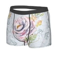 thumbnail image 2 of Naloa Vintage Rose Print Mens Underwear - Boxers for Men, Classic Briefs for Men, 2 of 9
