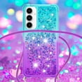 thumbnail image 4 of Funda para Samsung Galaxy A55 5G Brillantina Líquida Divertida Reluciente y con Cristales en Movimiento Cuerpo Cruzado con Cordón Ajustable, 4 of 5
