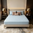 thumbnail image 6 of MMJ Quilted Waterproof Fitted Sheet 150x200cm Cotton Soy Mattress Protector for Bed, 6 of 7