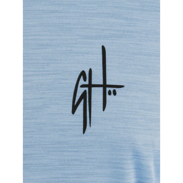 Chemise De Pêche Guy Harvey Performance – Bleu – Taille S – UPF30 – Manches Longues – Neuf