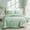 Green, variant on 2/3-Piece Pink Cherry Blossom Quilt Set - Soft Microfiber Bedspread Coverlet with 1/2 Pillow Shams, Lightweight Floral Bedding for All Seasons