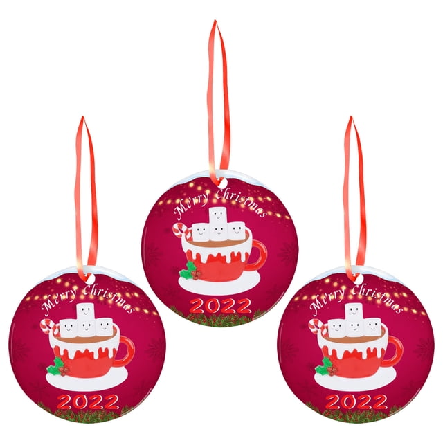 Regalo de Navidad para ella Regalo para Navidad Colgante Árbol de Navidad Decoración 3PCS Wmkox8yii fhajkh4729