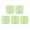 Green, variant on Refillable Empty Plastic Make Up Cosmetic Jars Shadow Lip Balm Lotion Storage Container Pot Bottle Case Holder With Screw Cap (Green)