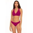 thumbnail image 4 of Becca by Rebecca Virtue POMEGRANATE Fine Line Split-Strap Bikini Top, US Medium, 4 of 4