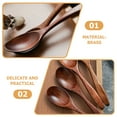 thumbnail image 5 of 10 Pcs Kitchen Gear Small Wooden Spoons Tasting Spoons Coffee Spoons Salt Scoops Wooden Spoons for Jars, 5 of 6