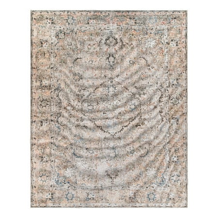 Surya Kemer 63x84  Rectangle Traditional Fabric Rug in Taupe Beige/Brown