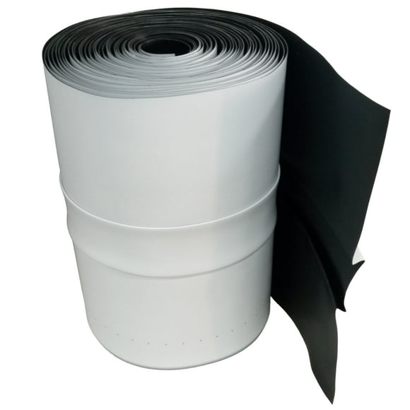 Goberco Under Deck Drainage System -Z/50/16- 50' Long Roll, for 16'' Joist Spacing, 30 Mil Thick Black Trough, Create Dry Below Deck Storage