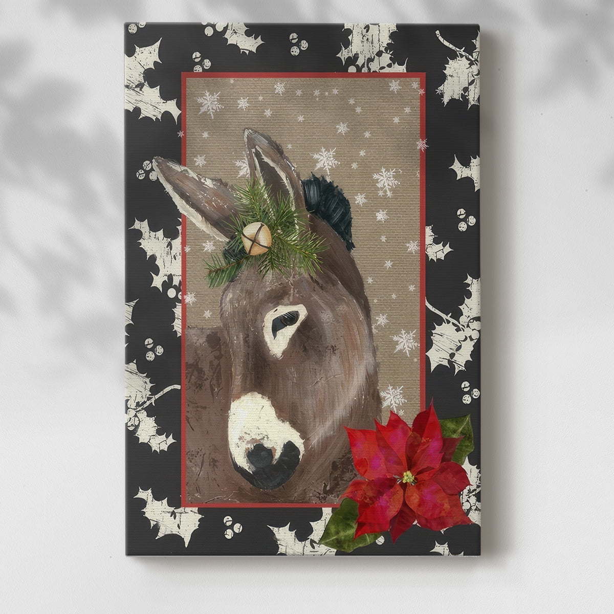 County Christmas Farm III- Gallery Wrapped Canvas